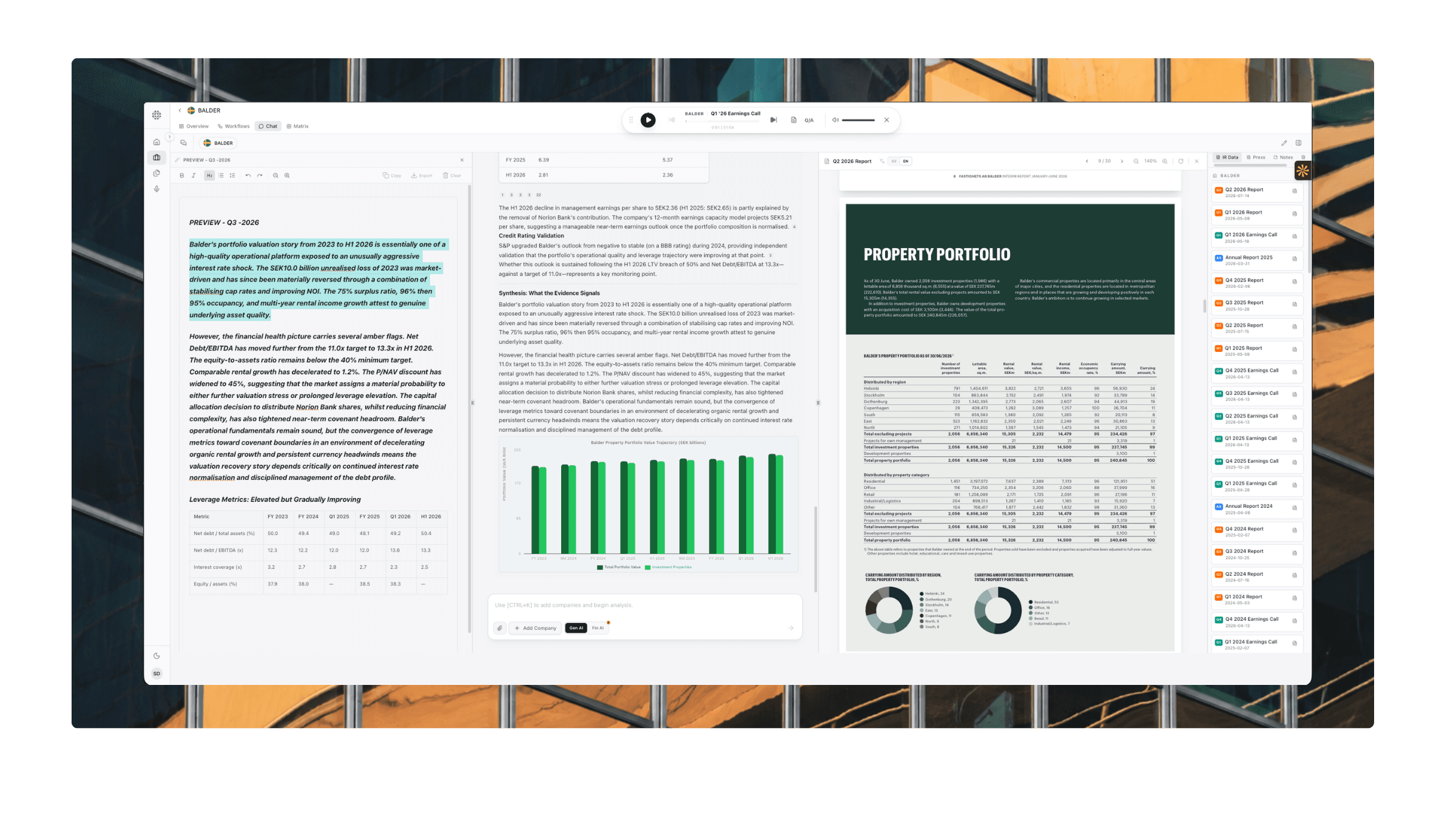 EQL research workspace
